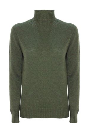 Maglia in cashmere verde MAURO GRIFONI | GT210024125526